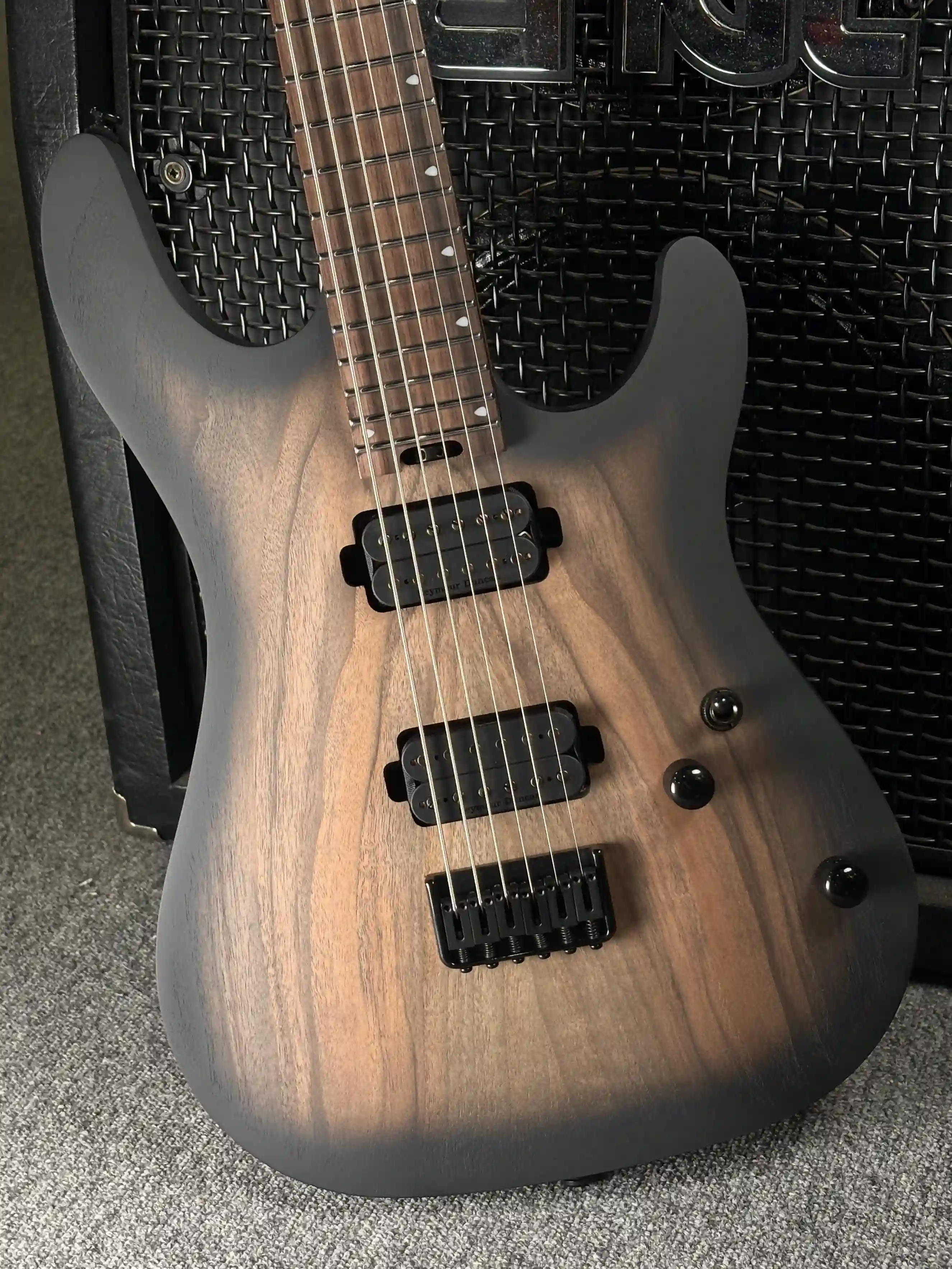 Cort KX500 Pale Moon Natural Black Burst Baritone