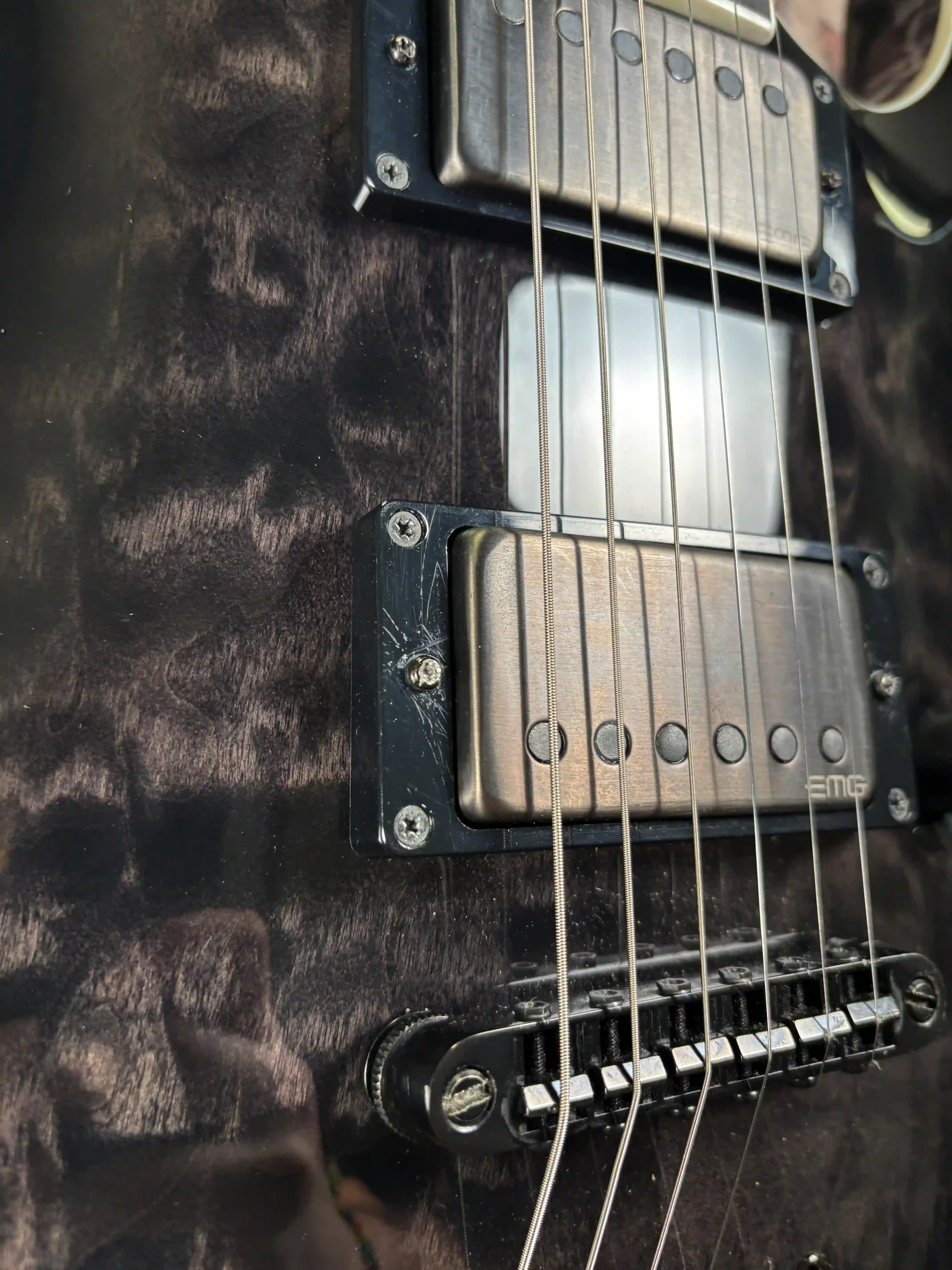 ESP E‑II Horizon NT‑II See Thru Black Sunburst OCCASION