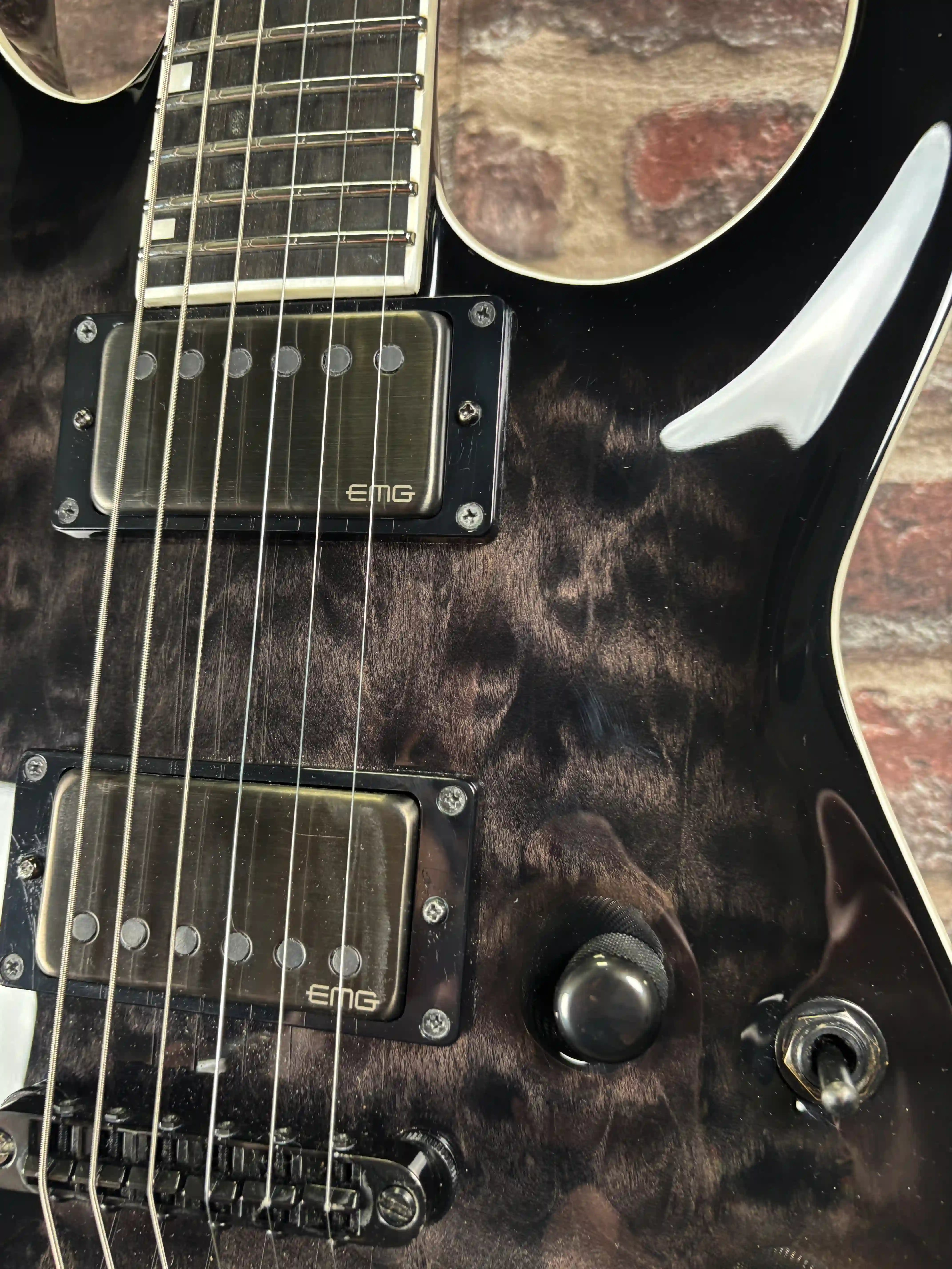 ESP E‑II Horizon NT‑II See Thru Black Sunburst OCCASION