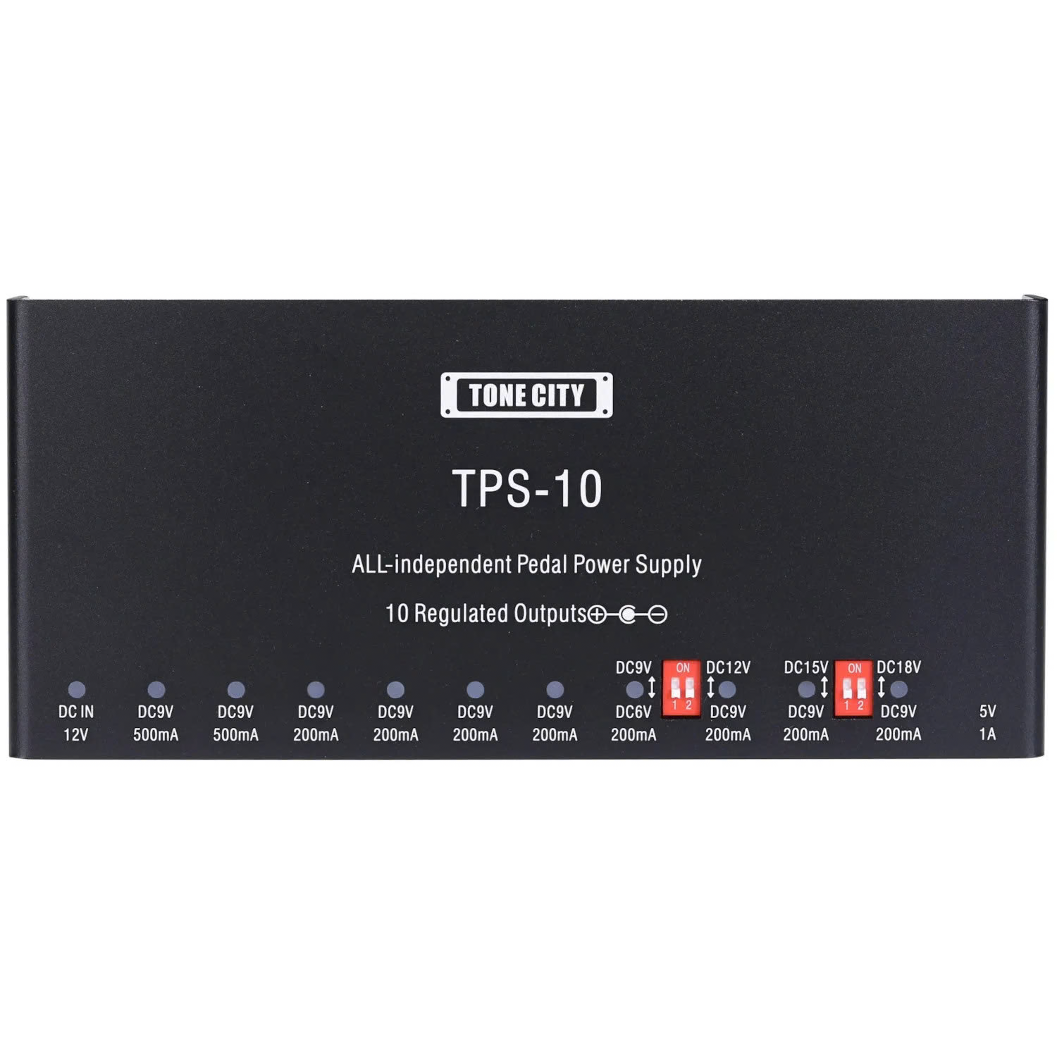 Tone City TPS‑10 Alimentation multiple isolée