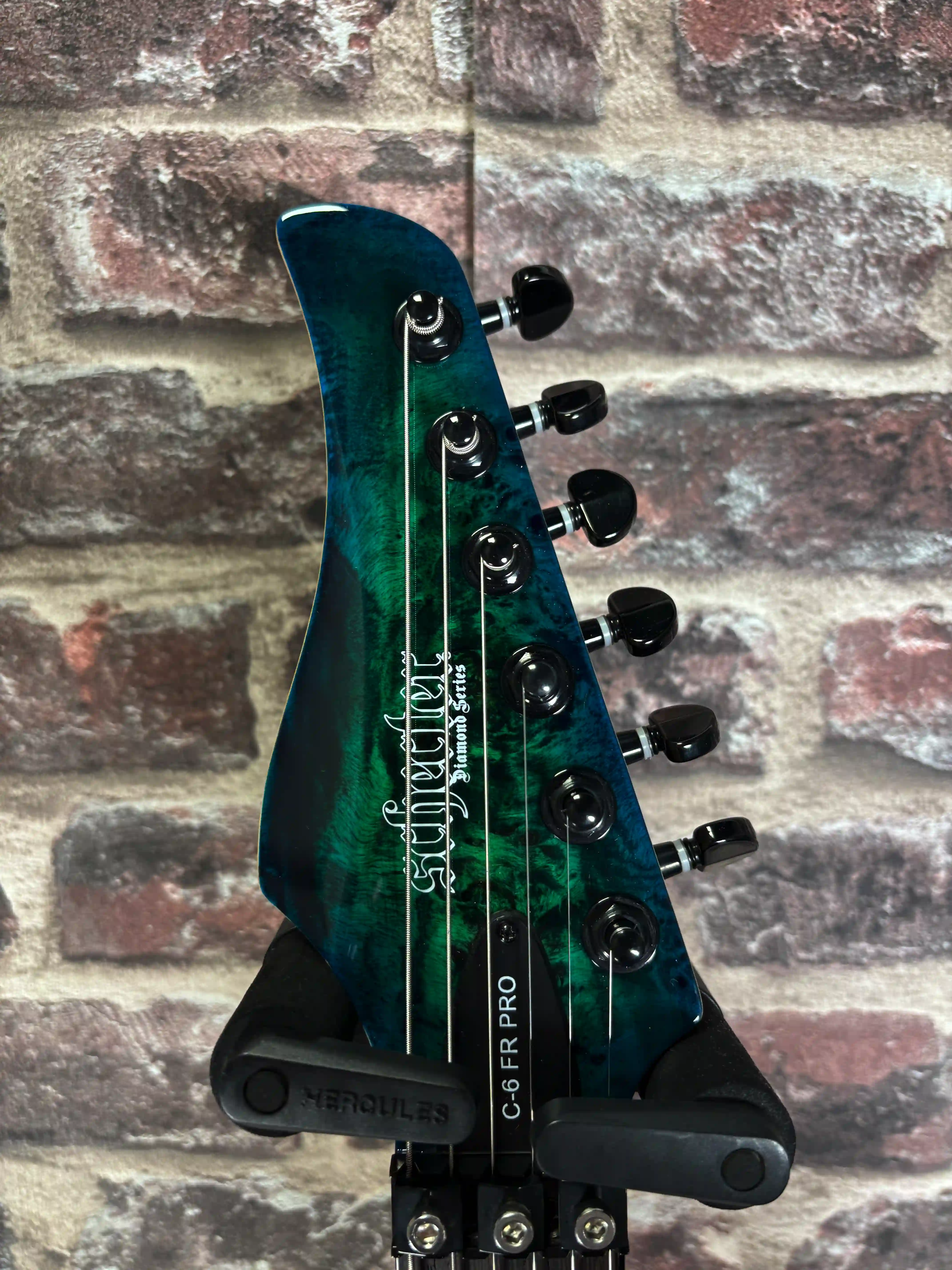 Schecter C-6 Pro FR Aqua Burst Modified OCCASION