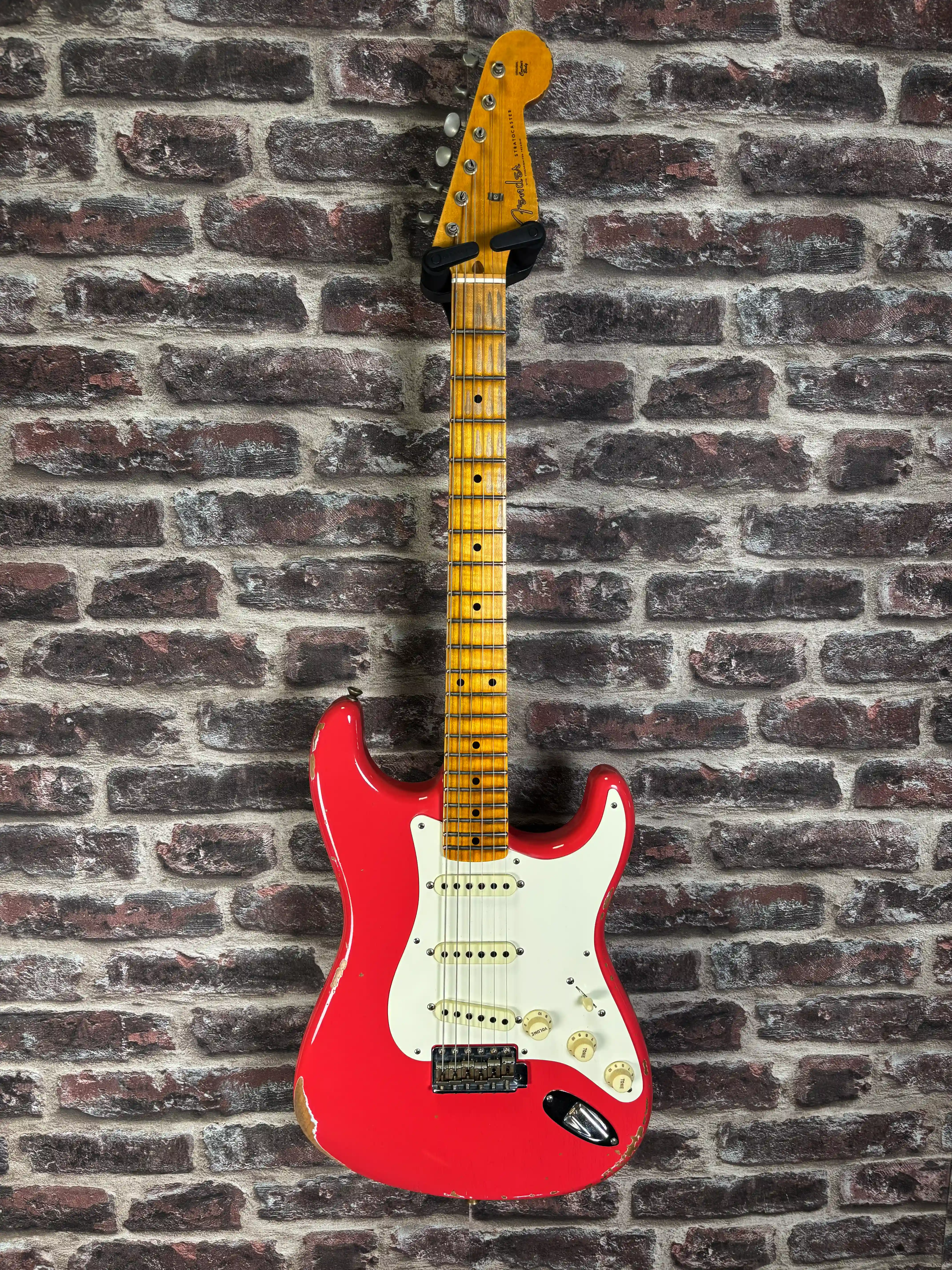 Fender 2018 NAMM LTD 58 Stratocaster Relic Fiesta Red OCCASION