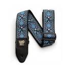 Sangle de guitare Jacquard Indigo Orchid