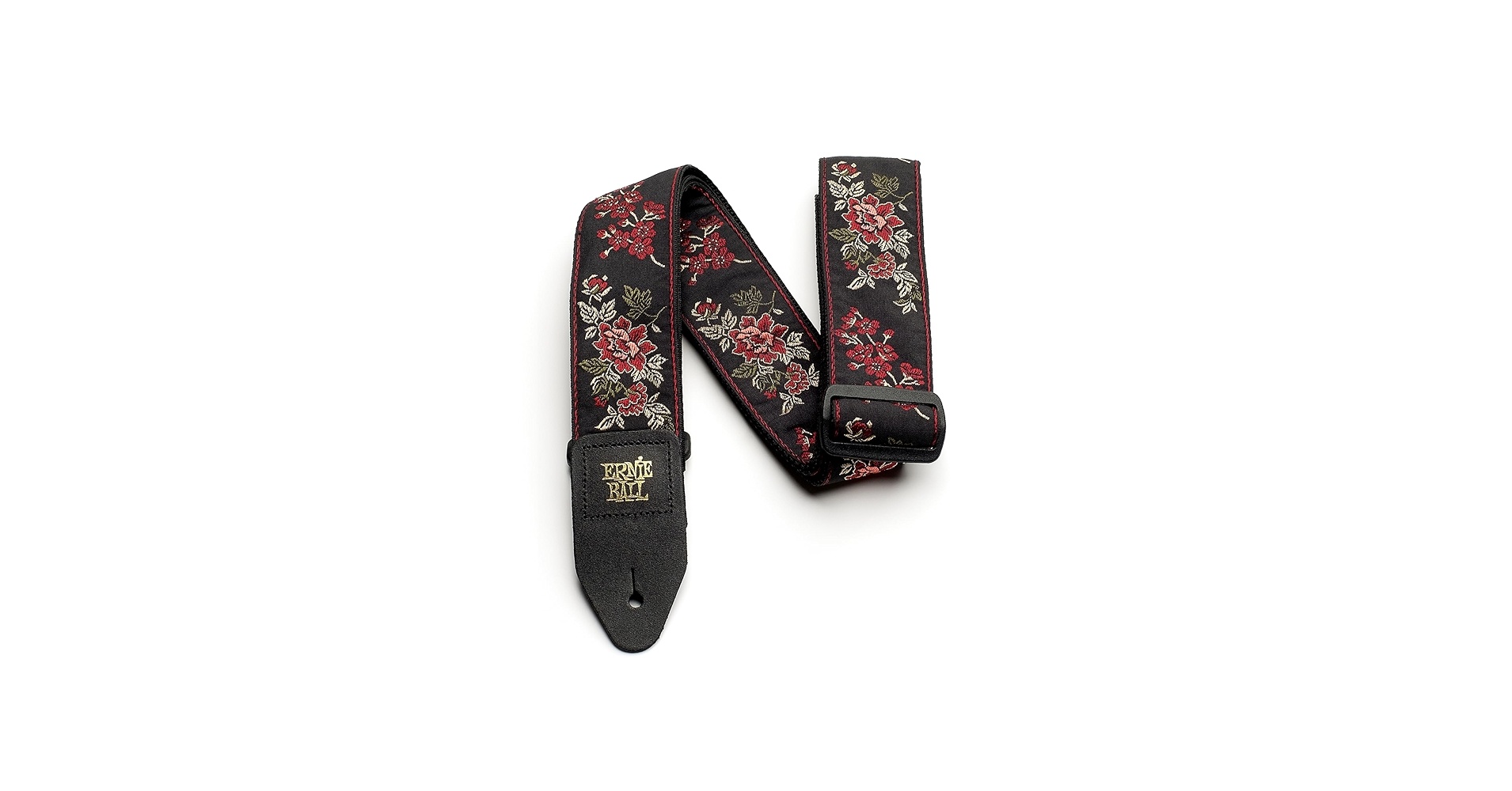 Sangle de guitare Jacquard Red Rose 4142