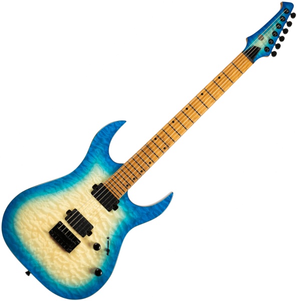 Spira Guitars S‑500QAB Trans Aqua Blue