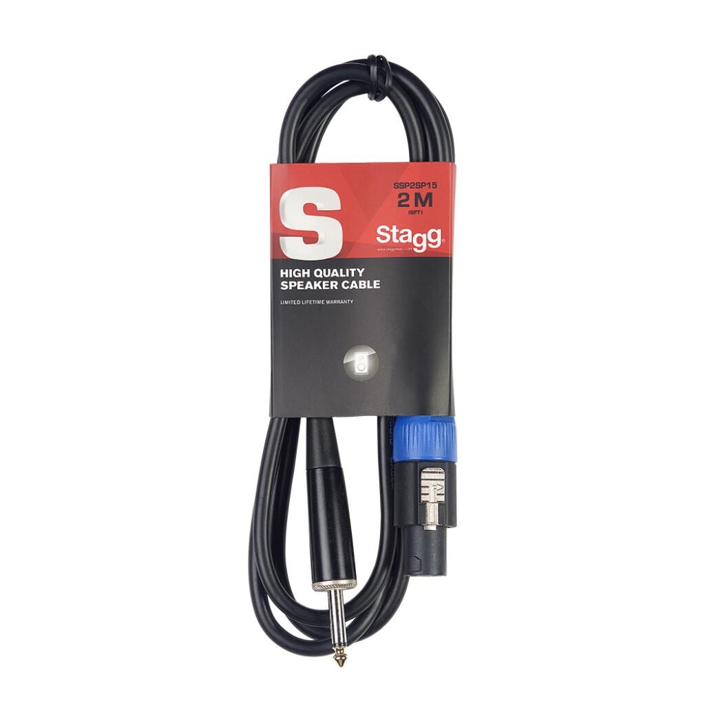 Stagg Speakon - jack 2 m - SSP2SP15