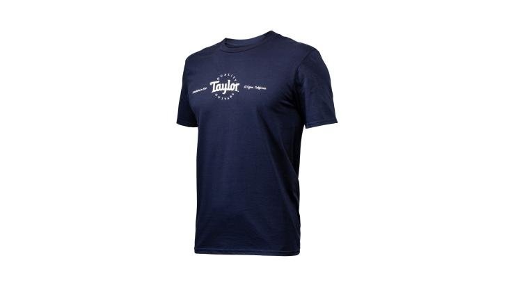 T-shirt classique pour homme Taylor, bleu marine XL