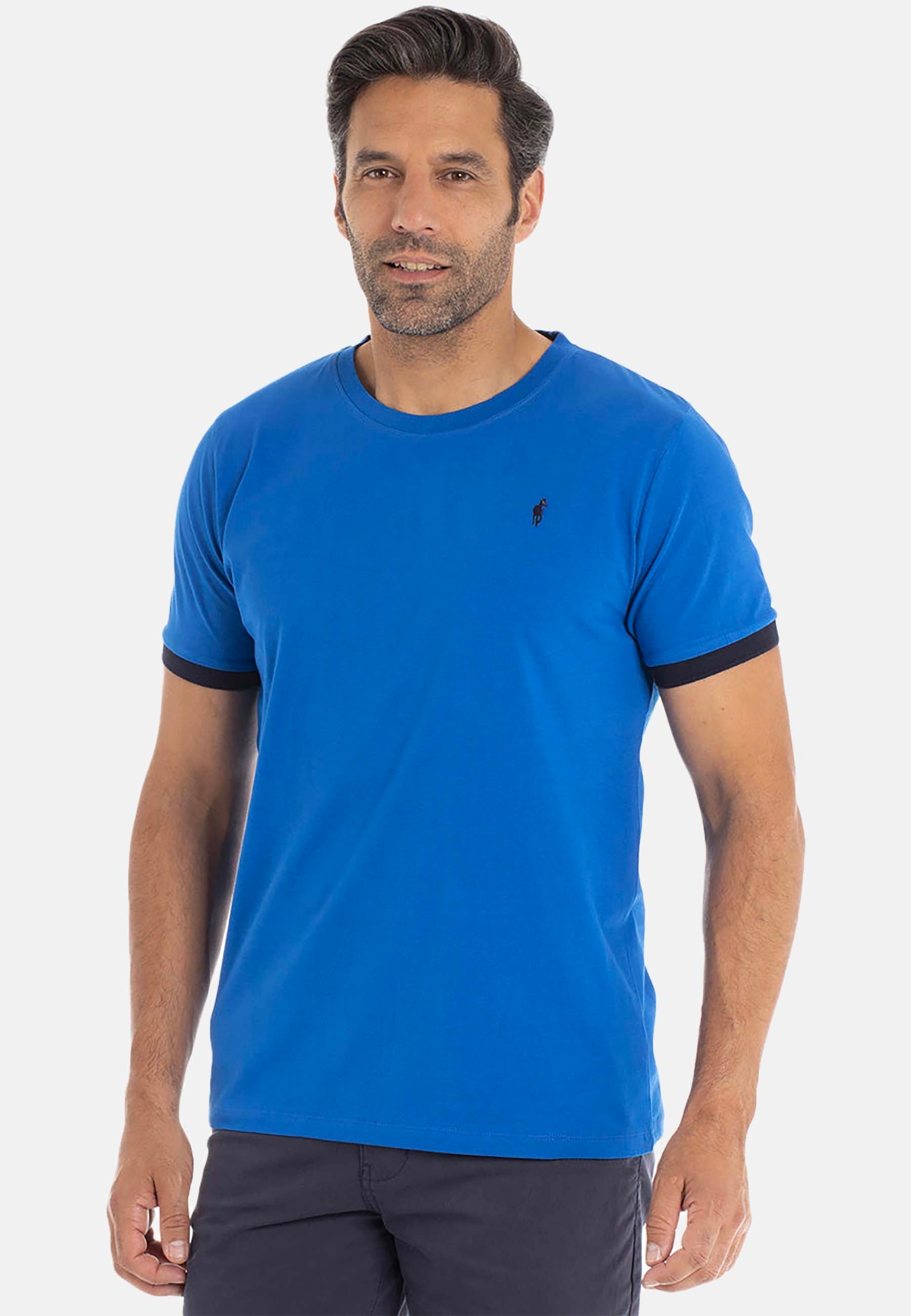 T‑shirt classique pour homme Taylor, bleu marine M
