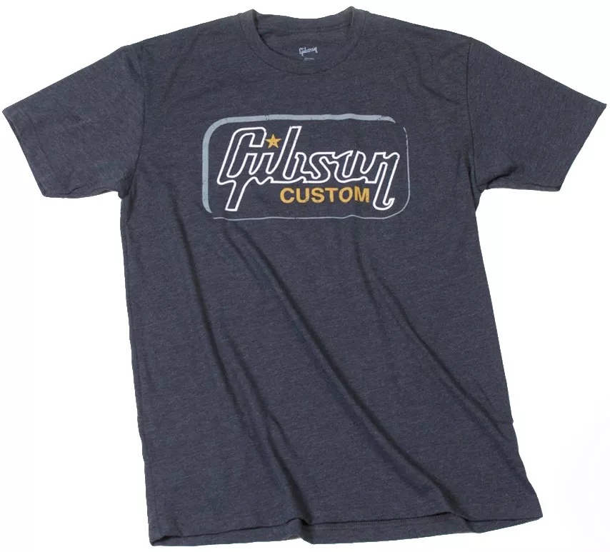 T‑shirt Gibson Custom Gris XL