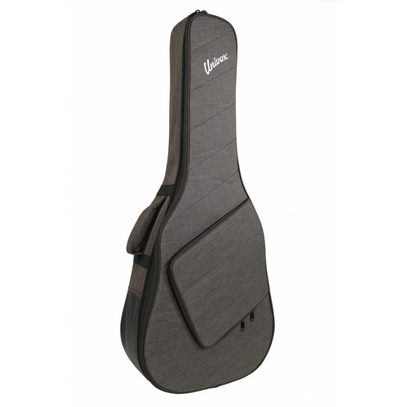 Univox Softcase gris pour guitare Dreadnought