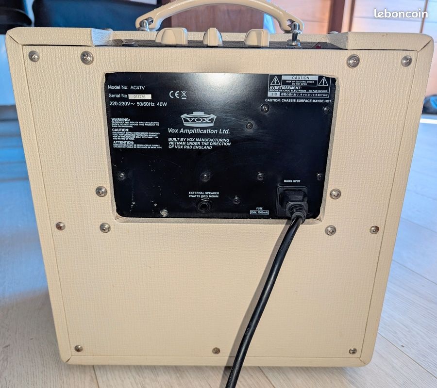 Vox AC4 Combo à lampes 4 Watts OCCASION