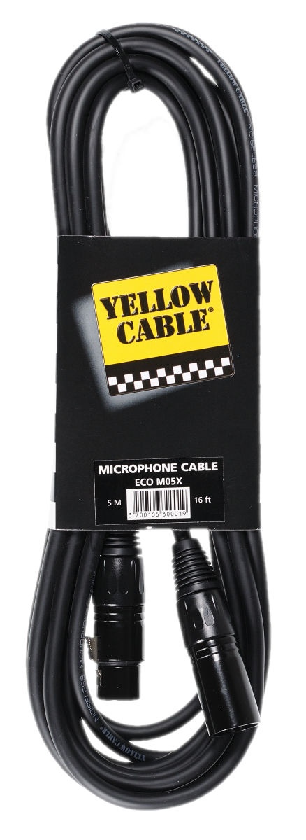 YELLOW CABLE XLR ECO M05X